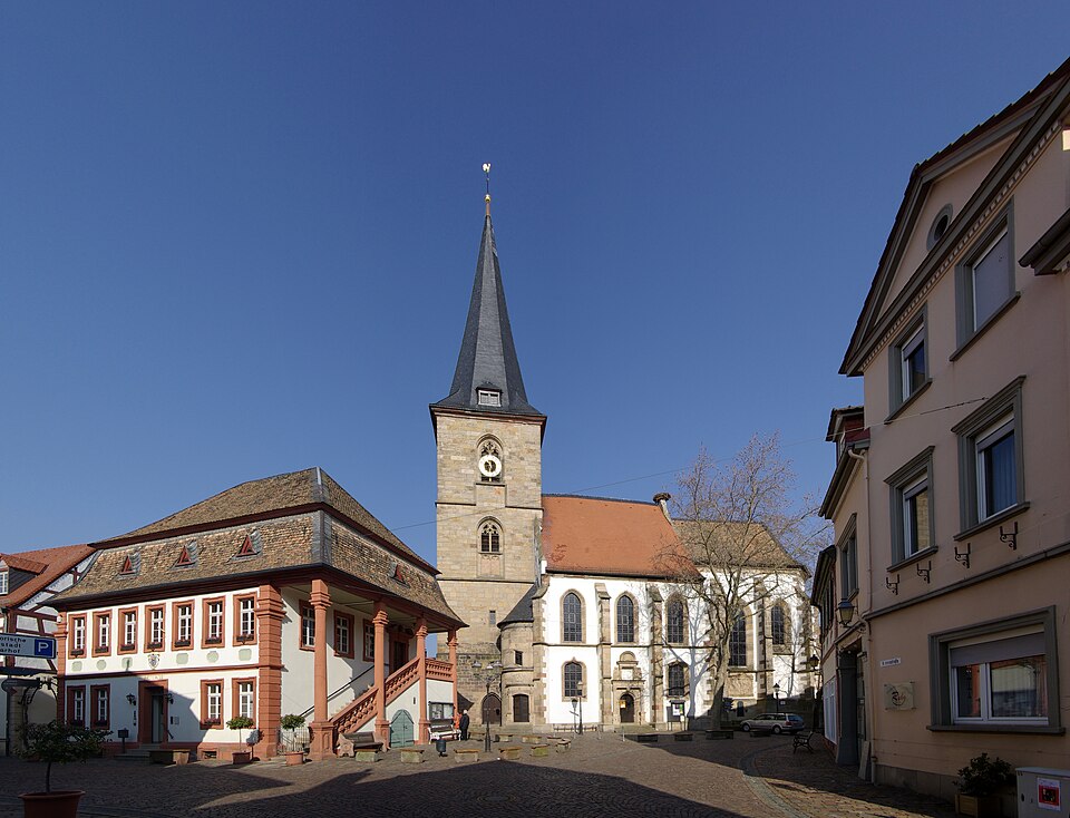 Wärmepumpe-Gurus in Freinsheim – Ansicht von Freinsheim (Foto: Berthold Werner) Wärmepumpe-Gurus in Freinsheim – Ansicht von Freinsheim