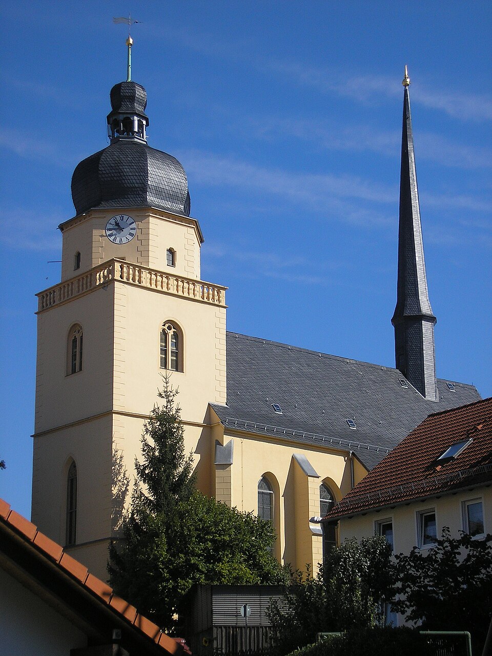 Wärmepumpe-Gurus in Gößnitz – Stadtkirche (Foto: Michael Sander) Stadtkirche in Gößnitz – Wärmepumpe-Gurus vermittelt Fachbetriebe in Gößnitz