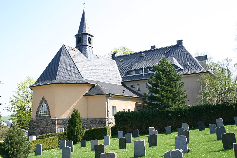 Wärmepumpe-Gurus in Gornau/Erzgeb. – Kirche (Foto: myself) Kirche in Gornau/Erzgeb. – Wärmepumpe-Gurus vermittelt Fachbetriebe in Gornau/Erzgeb.