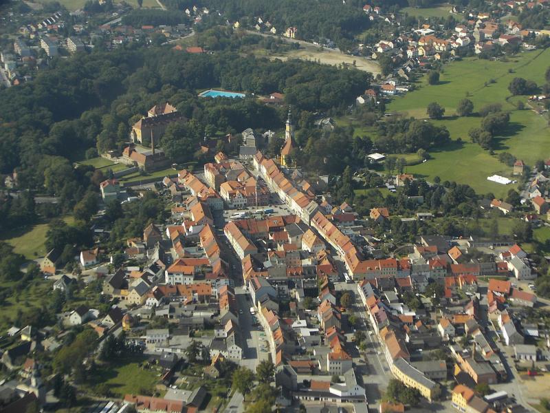 Wärmepumpe-Gurus in Königsbrück – Luftbild (Foto: Andreas Forker forkel) Luftbild in Königsbrück – Wärmepumpe-Gurus vermittelt Fachbetriebe in Königsbrück