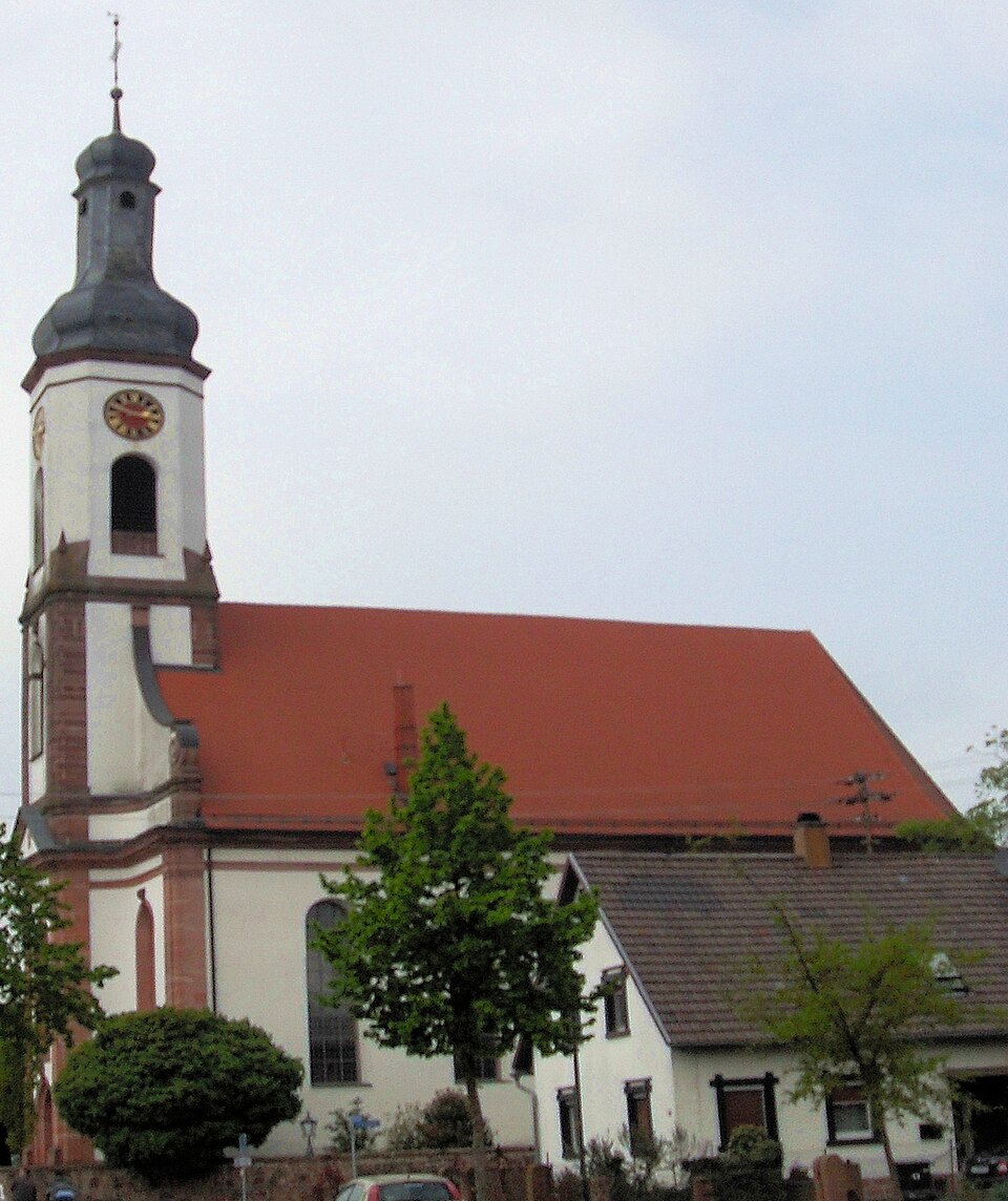 Wärmepumpe-Gurus in Meißenheim – Evangelische Kirche (Foto: Rauenstein) Evangelische Kirche in Meißenheim – Wärmepumpe-Gurus vermittelt Fachbetriebe in Meißenheim