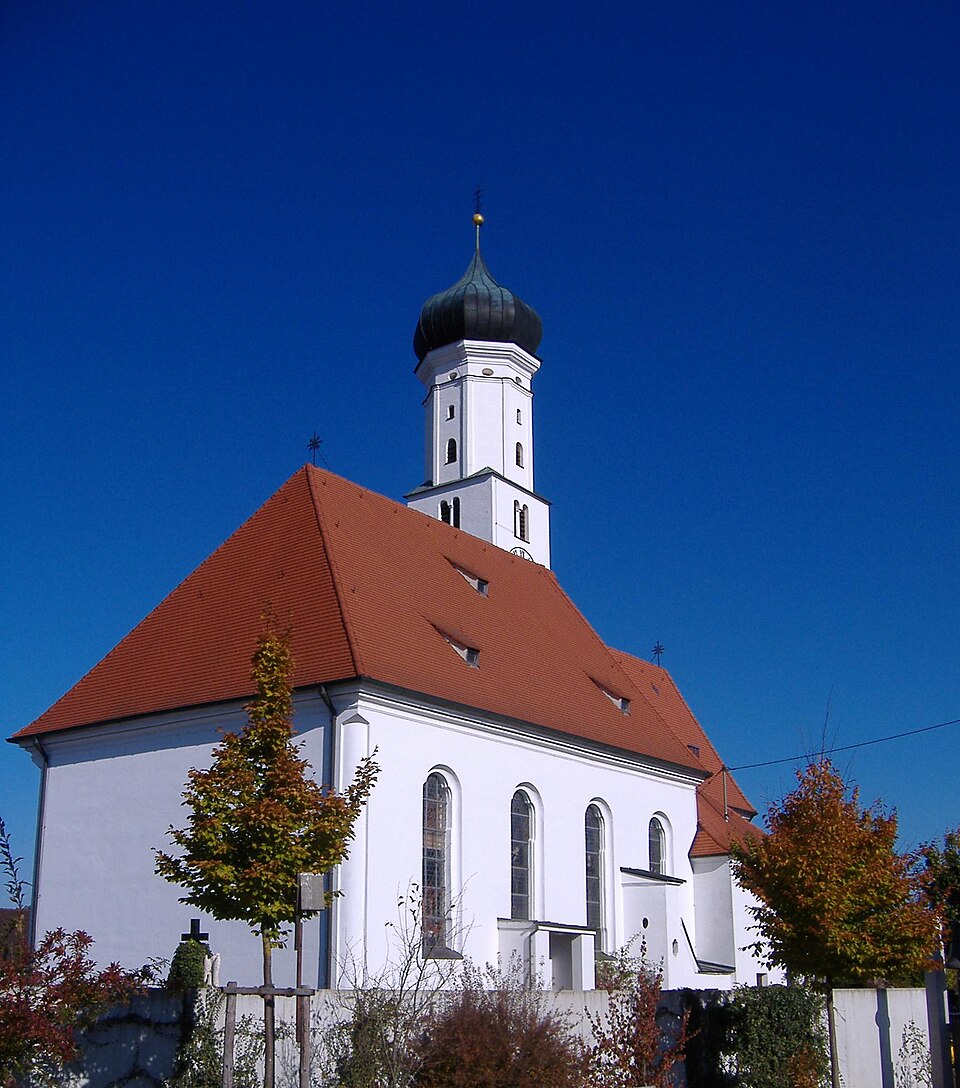 Wärmepumpe-Gurus in Oberndorf a. Lech – Pfarrkirche (Foto: Manfi.B) Pfarrkirche in Oberndorf a. Lech – Wärmepumpe-Gurus vermittelt Fachbetriebe in Oberndorf a. Lech